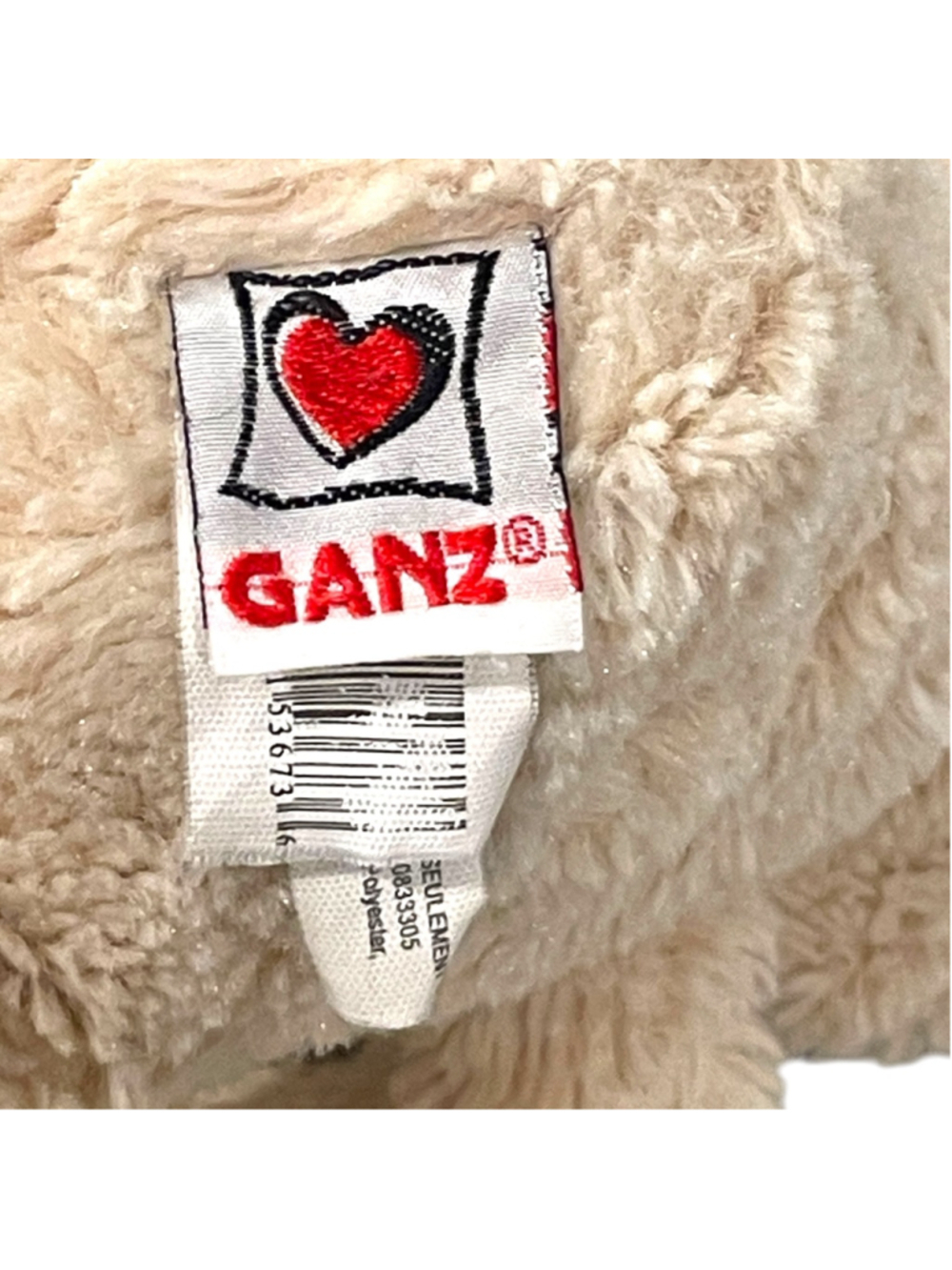 Ganz The Bear Sentiments Bear Plush Teddy Stuffed Animal H12796 Beige 9" - Picture 6 of 14